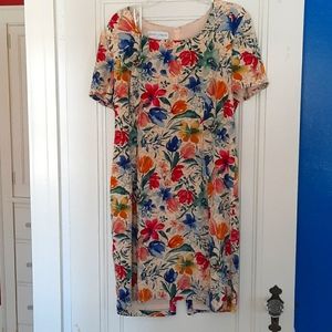 Silk Floral pattern light weight dress